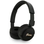 Headphones Guess Bluetooth 5.3 Metal Logo Script black