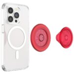 Uchwyt i podstawka do telefonu            Popsockets Blanchette Red MagSafe czerwony 808974 - imagine 6