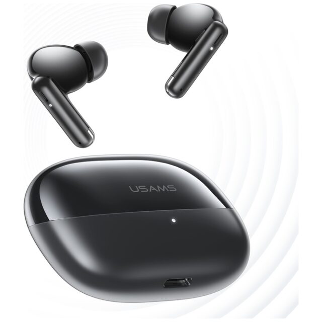 USAMS Bluetooth 5.3 IF27 Wireless In-Ear Headphones Black - imagine 5