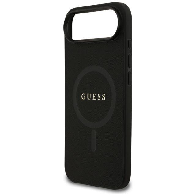 Guess Saffiano Classic Logo MagSafe Case for iPhone Air Black - imagine 6