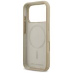 Case Karl Lagerfeld Silicone Karl Sketch & Logo MagSafe for iPhone 17 Pro brown - imagine 7