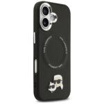 Karl Lagerfeld Karl & Choupette Pins MagSafe Case for iPhone 17 Black - imagine 4