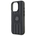 Mercedes MEHMP16X23HRSK iPhone 16 Pro Max 6.9" black hardcase MB Double Layer Crossed Line MagSafe - imagine 6