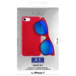 Puro Sunny Kit case iPhone 7/8 + glasses SE 2020/SE 2022 red IPC747SUNNYKIT1RED - imagine 4