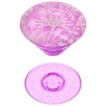 Grip and stand for phone Popsockets PlantCore Grip Tan Lines pink 807343 - imagine 4