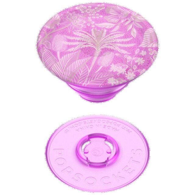 Grip and stand for phone Popsockets PlantCore Grip Tan Lines pink 807343 - imagine 4