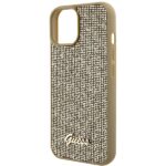 Guess GUHCP15SPMSDGSD iPhone 15 / 14 / 13 6.1" gold hardcase Disco Metal Script - imagine 6