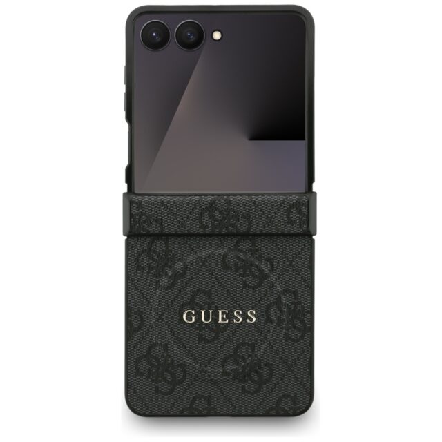 Case Guess 4G Classic MagSafe for Samsung Galaxy Z Flip7 black - imagine 2