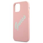 Guess GUHCP12MLSVSPG iPhone 12/12 Pro 6,1"  green pink hardcase Silicone Vintage - imagine 6