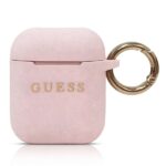 Guess GUACCSILGLLP AirPods cover pink Silicone Glitter