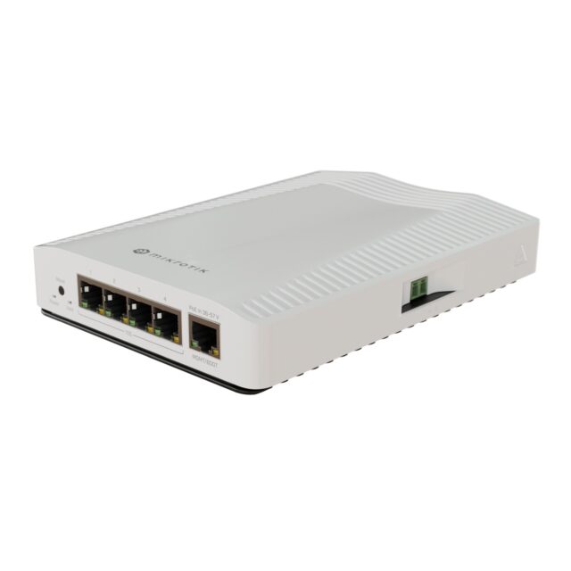 MikroTik CRS304-4XG-IN | Switch | 1x RJ45 1000Mb/s, 4x 10G RJ45, RouterOS v7 - imagine 2