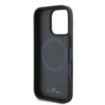 BMW BMHMP16L23RTPK iPhone 16 Pro 6.3" black hardcase Sign Leather Half Textured And Circle Mag - imagine 7