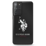US Polo USHCS21LTPUHRBK S21 Ultra G998 black Shiny Big Logo