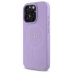 Guess GUHMP16LPSAHMCU iPhone 16 Pro 6.3" purple hardcase Saffiano MagSafe - imagine 2