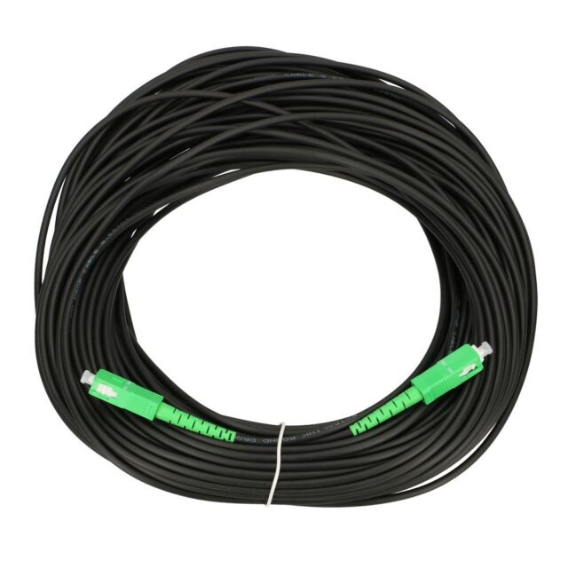 Extralink SC/APC-SC/APC | Patchcord | Round, drop, single mode, Simplex, G.657A2, 5m - imagine 2