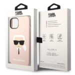 Karl Lagerfeld KLHCP14MSLKHLP iPhone 14 Plus / 15 Plus 6,7" hardcase pink Silicone Karl`s Head - imagine 8