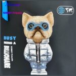 Nimmy Cool&Cute 2.0 Dog laptop backpack black - imagine 6