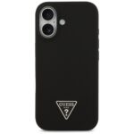 Case Guess Silicone Triangle Logo MagSafe for iPhone 17 black - imagine 3