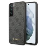Guess GUHCS22MG4GFGR S22+ S906 grey hard case 4G Metal Gold Logo