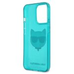 Karl Lagerfeld KLHCP13XCHTRB iPhone 13 Pro Max 6,7" blue hardcase Glitter Choupette Fluo - imagine 7