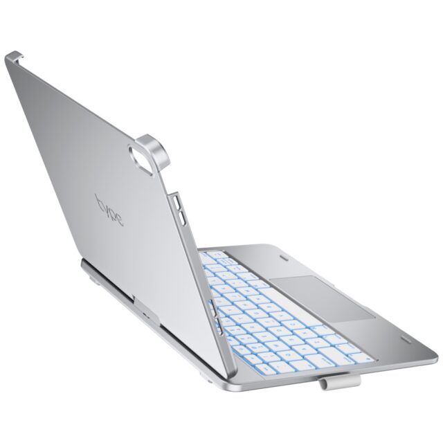 Case Flexbook Touch Typecase with keyboard for iPad 11" (A16) 2025 / iPad 10.9" 2022 silver - imagine 10