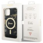 Guess GUHMP14MHTMRSK iPhone 14 Plus/ 15 Plus 6.7" black hardcase Golden Marble MagSafe - imagine 8