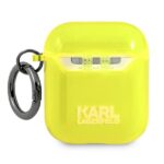 Karl Lagerfeld KLA2UCHFY AirPods cover yellow Choupette - imagine 2