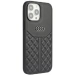 Audi Genuine Leather iPhone 13 Pro / 13 6.1" black hardcase AU-TPUPCIP13P-Q8/D1-BK - imagine 2