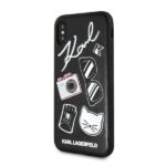 Karl Lagerfeld KLHCPXPIN iPhone X/Xs hardcase black Pins - imagine 2