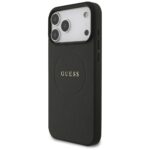 Guess Grained Ring MagSafe case for iPhone 17 Pro Max black - imagine 2