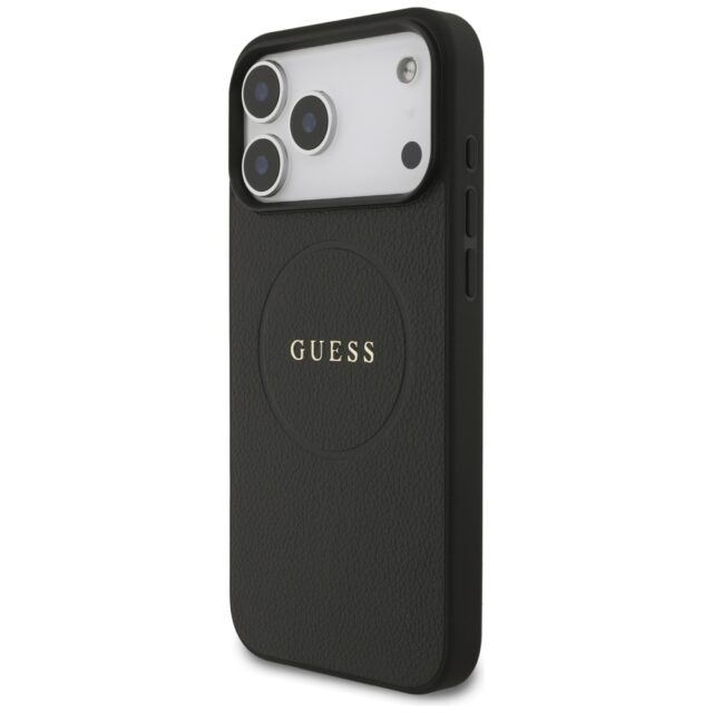 Guess Grained Ring MagSafe case for iPhone 17 Pro Max black - imagine 2