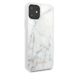 Guess GUHCN61HYMAWH iPhone 11 6,1" / Xr white Marble tempered glass - imagine 5