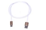 Extralink | USB - type C cable | for ANDROID smartphones, max. current 3A, 1m, white - imagine 3