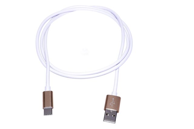 Extralink | USB - type C cable | for ANDROID smartphones, max. current 3A, 1m, white - imagine 3