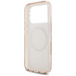 Guess IML Flowers Electro Pearl Strap MagSafe Case for iPhone 17 Pro Pink - imagine 7