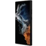 AMG AMHCS23LBLSCA S23 Ultra S918 black hardcase with Carbon Stripe & Embossed design - imagine 5