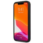 Guess GUHMP13XLSLMGBK iPhone 13 Pro Max 6,7" black hardcase Silicone Script Gold Logo MagSafe - imagine 5