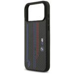 Case BMW M Kevlar Lines & Logo MagSafe for iPhone 17 Pro Max black - imagine 6