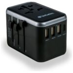 Verbatim Travel Adapter EU/UK/US 3xUSB-A/2xUSB-C PD 61W UTA-04 black 49546 - imagine 4