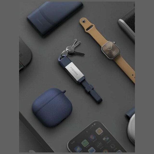 Kabel Energea Sheath Key 2w1 USB-C do    USB-C/USB-A 480Mbps 60W 15cm pomarańczowy - imagine 4