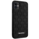 Karl Lagerfeld KLHCN61RUPKLPK iPhone 11/ Xr 6.1" hardcase black 3D Monogram - imagine 4