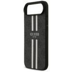 Case Guess 4G Printed Stripes MagSafe for iPhone Air black - imagine 6