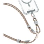 Universal phone lanyard cable 2in1 Skinarma Dyno Ve USB-C/USB-C beige - imagine 2
