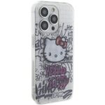 Hello Kitty HKHCP15XHDGPHT iPhone 15 Pro Max 6.7" white hardcase IML Kitty On Bricks Graffiti - imagine 4