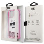 Karl Lagerfeld KLHCP12MLNCHCP iPhone 12/12 Pro 6,1" pink hardcase Glitter Choupette Head - imagine 8