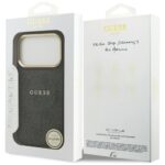 Case Guess 4G PU Classic Logo MagSafe for iPhone 17 Pro black - imagine 8