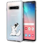 Karl Lagerfeld KLHCS10PCFNRC S10 Plus G975 hardcase transparent Choupette Fun