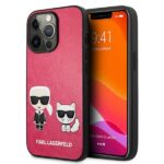 Karl Lagerfeld KLHCP13LPCUSKCP iPhone 13 Pro / 13 6,1" fuchsia hardcase Ikonik Karl & Choupett