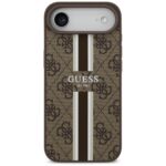 Case Guess 4G Printed Stripes MagSafe for iPhone Air brown - imagine 3