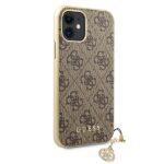 Guess GUHCN61GF4GBR iPhone 11 6,1" / Xr brown hard case 4G Charms Collection - imagine 3